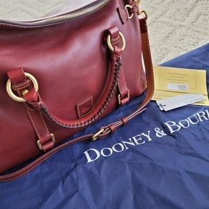 Dooney Large Florentine satchel in Bordeaux